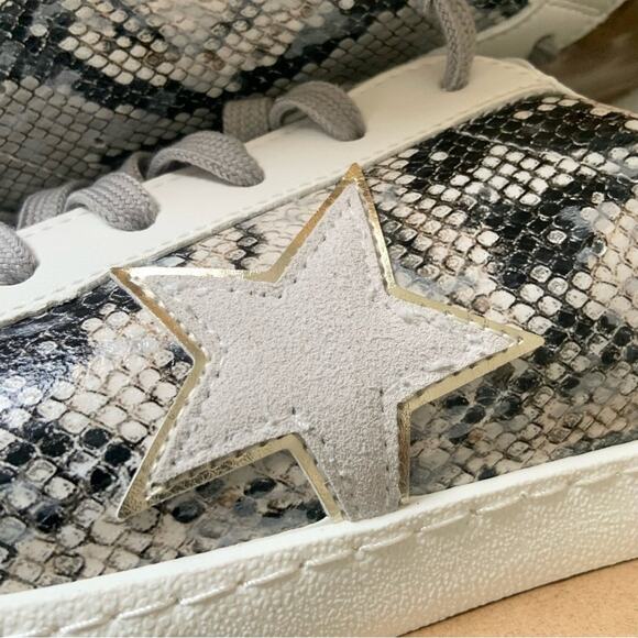 FINAL PRICE! Vintage Havana Bianca Snake Size 11.5 Snake Star Logo Shoes NEW - Picture 9 of 12